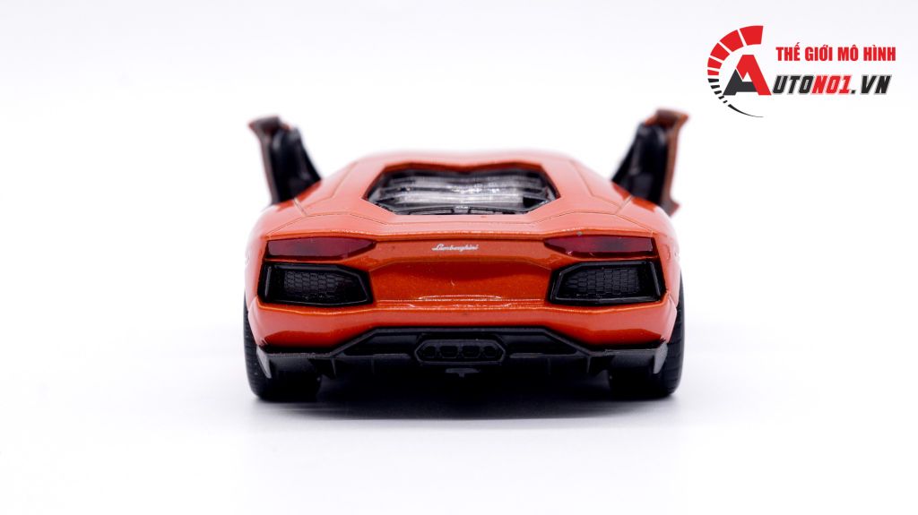 MÔ HÌNH LAMBORGHINI AVENTADOR 700-4 ORANGE 1:36 WELLY 4739