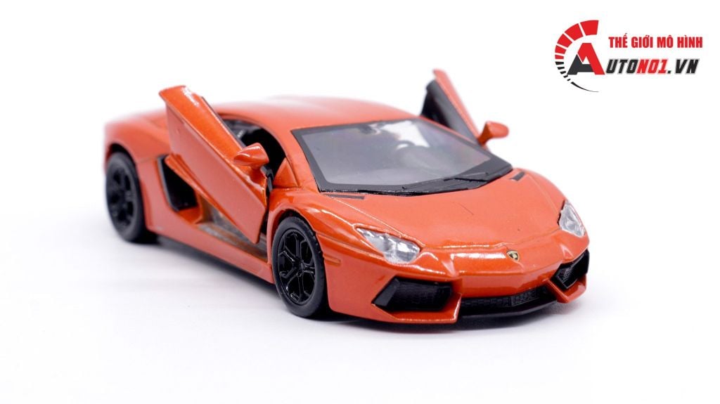 MÔ HÌNH LAMBORGHINI AVENTADOR 700-4 ORANGE 1:36 WELLY 4739