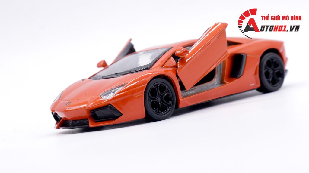 MÔ HÌNH LAMBORGHINI AVENTADOR 700-4 ORANGE 1:36 WELLY 4739