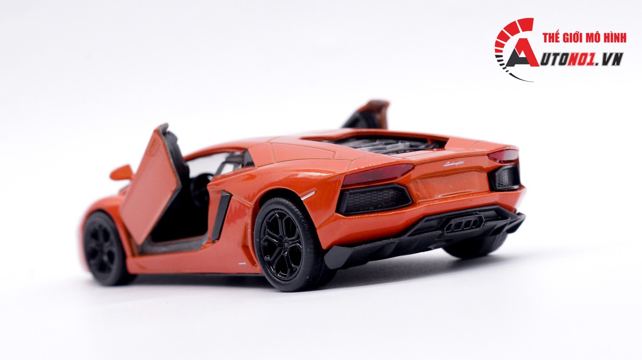  Mô hình Lamborghini Aventador 700-4 Orange 1:36 Welly 4739 