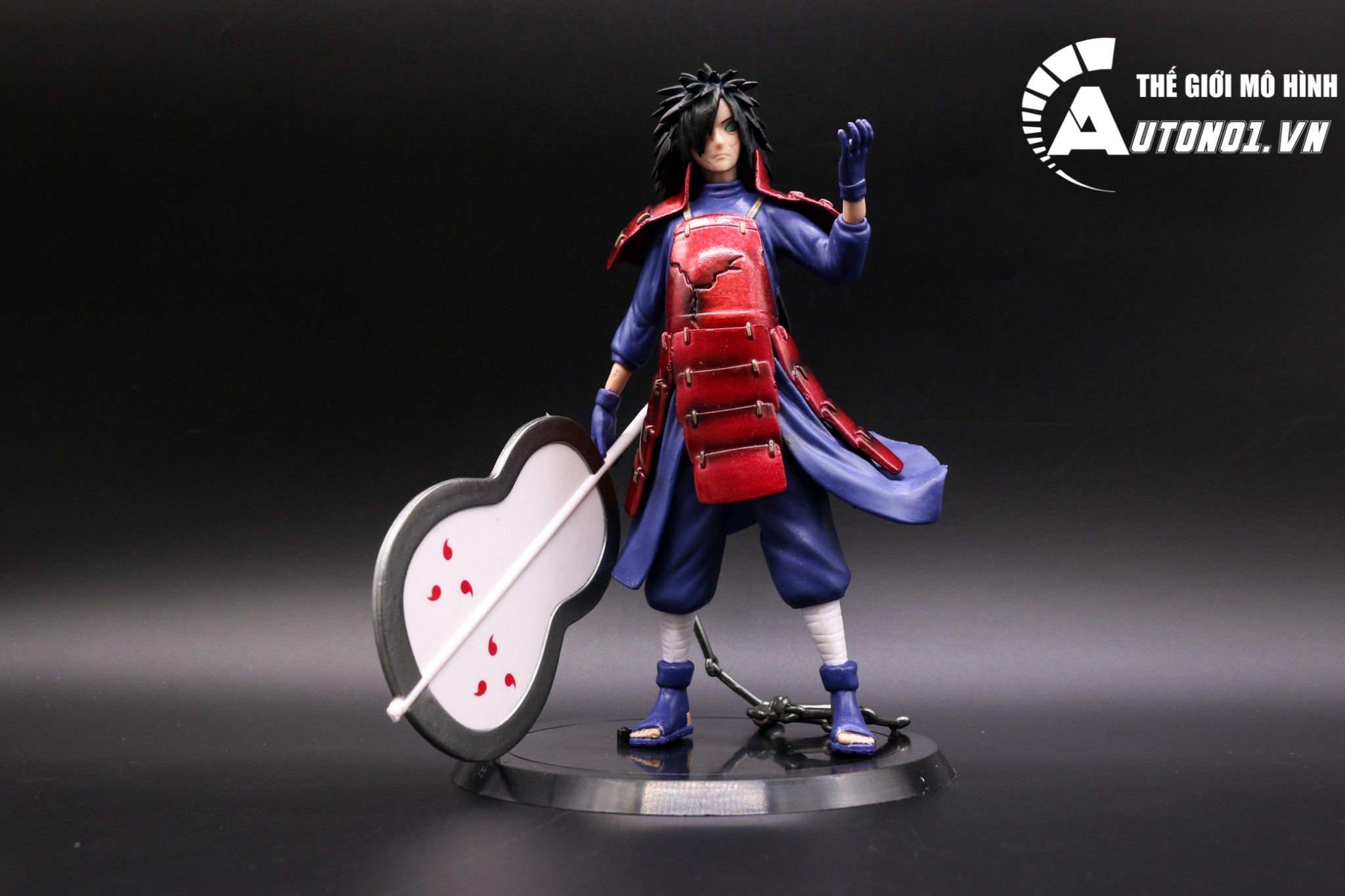 MÔ HÌNH NHÂN VẬT NARUTO SASUKE VÀ HOKAGHE HASHIRAMA 18CM 6662