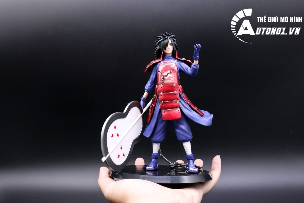 MÔ HÌNH NHÂN VẬT NARUTO SASUKE VÀ HOKAGHE HASHIRAMA 18CM 6662