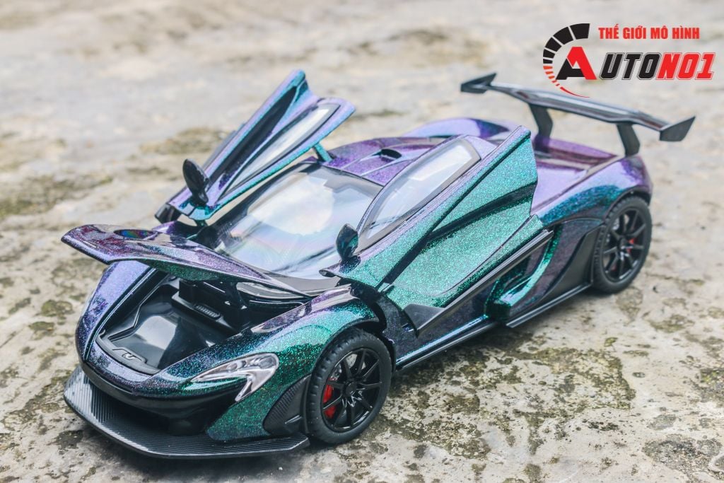  Mô hình xe đua Mclaren P1 full open - có âm thanh - đèn tỉ lệ 1:24 Alloy model OT24033 