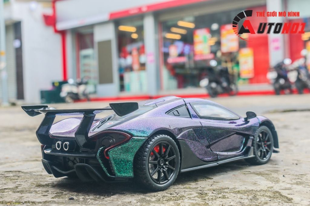  Mô hình xe đua Mclaren P1 full open - có âm thanh - đèn tỉ lệ 1:24 Alloy model OT24033 