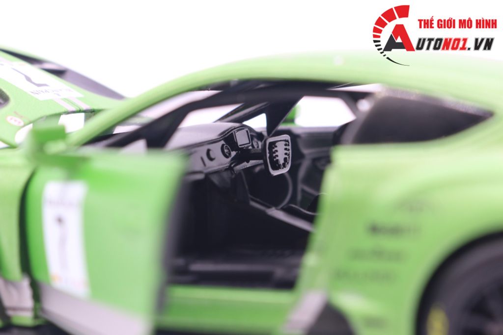 MÔ HÌNH XE Ô TÔ BENTLEY CONTINENTAL GT3 GREEN 1:32 DTM CÓ HỘP 7169