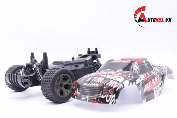  MÔ HÌNH XE ĐIỀU KHIỂN Ô TÔ OFF ROAD BEAST RED 1:18 HÃNG DEERMAN 6079 