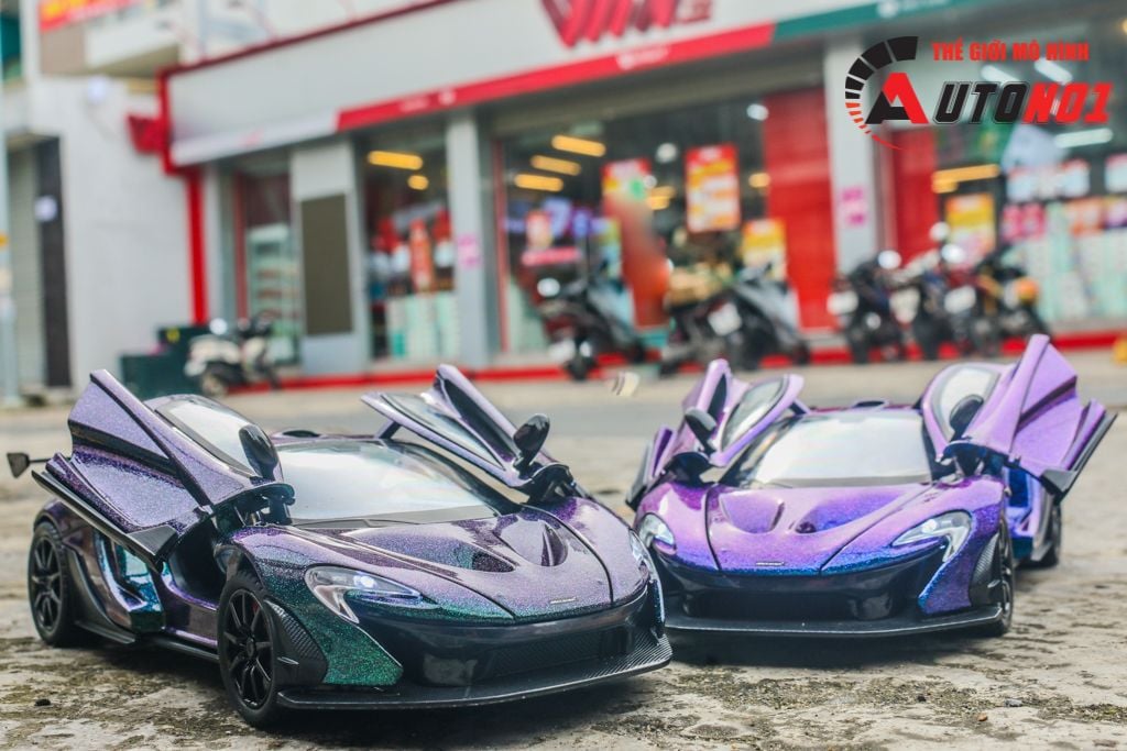  Mô hình xe đua Mclaren P1 full open - có âm thanh - đèn tỉ lệ 1:24 Alloy model OT24033 