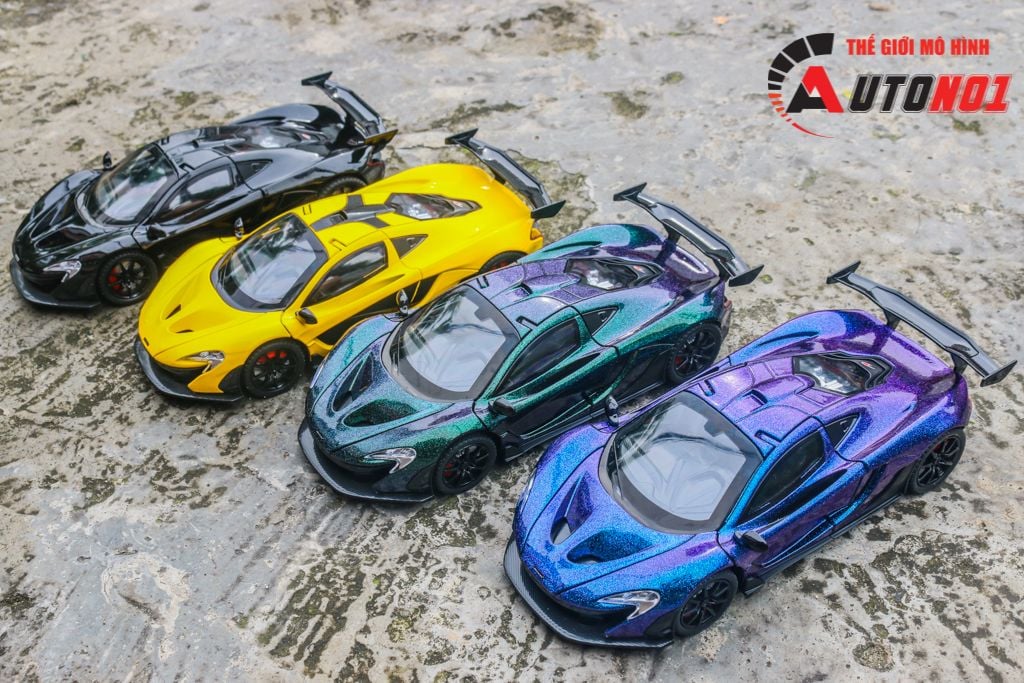  Mô hình xe đua Mclaren P1 full open - có âm thanh - đèn tỉ lệ 1:24 Alloy model OT24033 