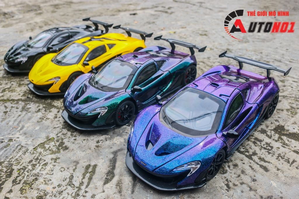  Mô hình xe đua Mclaren P1 full open - có âm thanh - đèn tỉ lệ 1:24 Alloy model OT24033 