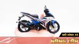  Mô hình xe Yamaha Exciter y15zr độ tem white blue tỉ lệ 1:12 Dealer D237E 