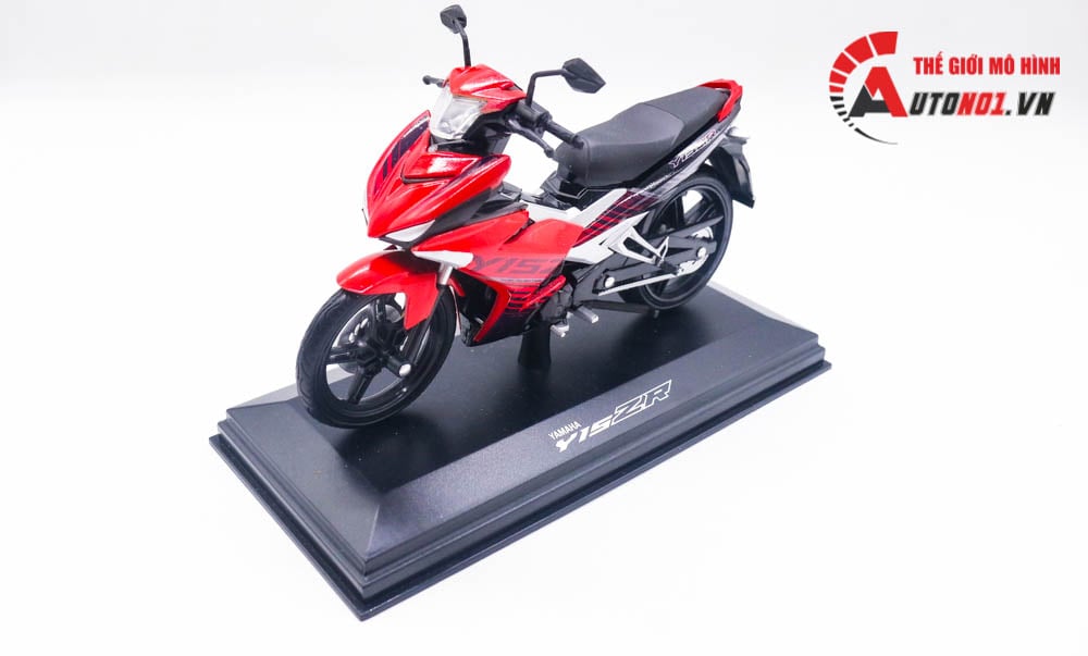  Mô hình xe Yamaha Exciter y15zr độ tem red tỉ lệ 1:12 Dealer D237D 