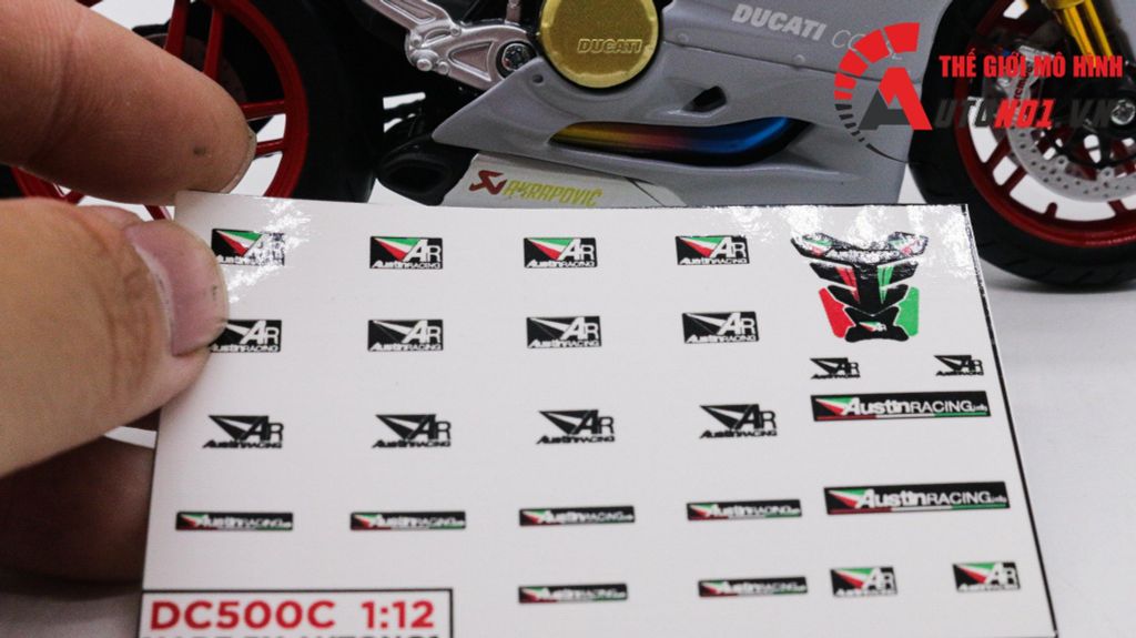 DECAL NƯỚC AR - AUSTIN RACING 1:12 AUTONO1 DC500C