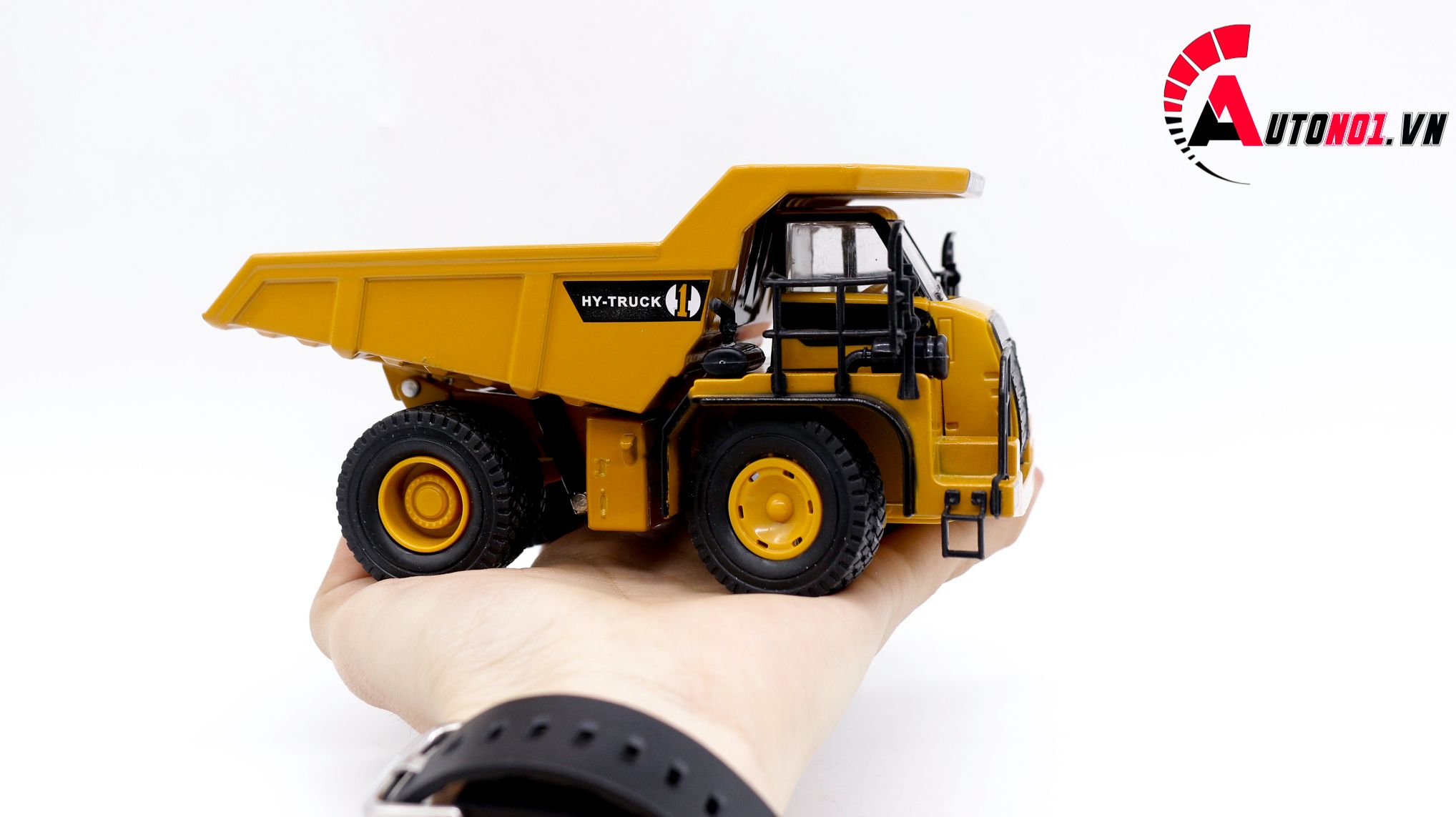  Mô hình kim loại xe ben chở cát , đá 1:50 hytruck 5569 