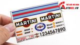  Decal nước Martini Racing 1:24 Autono1 DC502c 