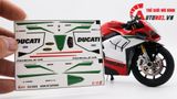  Decal nước độ Ducati V4 Tricolor dán cho mọi nền màu tỉ lệ 1:12 Autono1 DC600B 