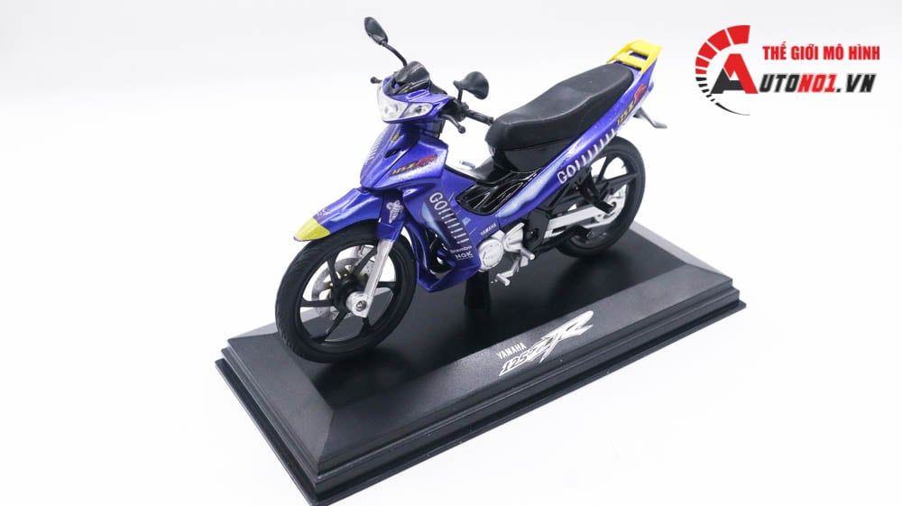 Mô hình xe Yamaha yaz 125zr độ tem Go tỉ lệ 1:12 D236A