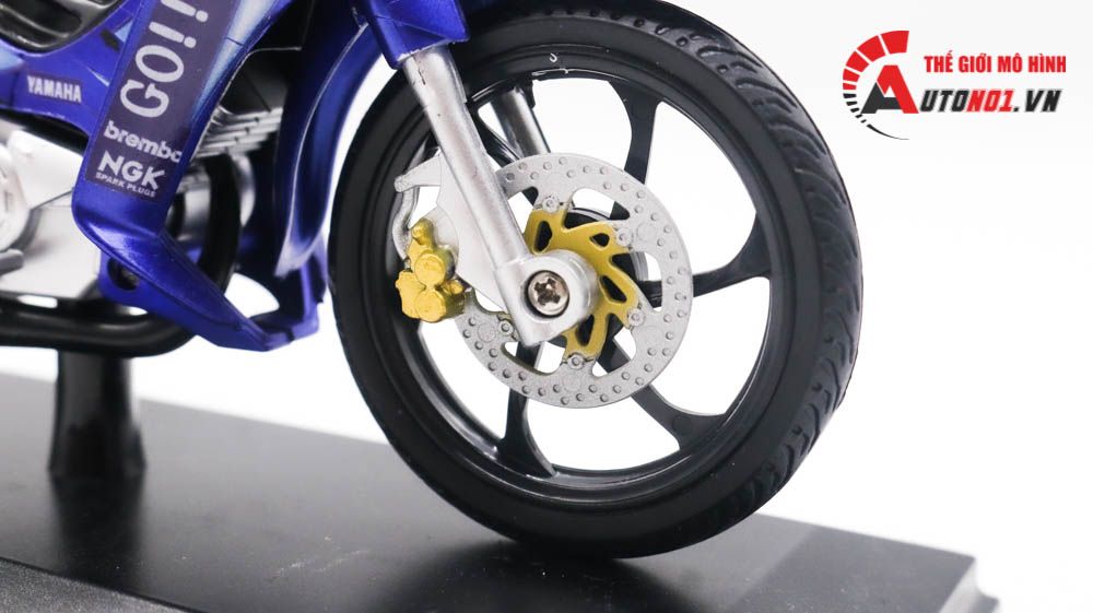  Mô hình xe Yamaha yaz 125zr độ tem Go tỉ lệ 1:12 D236A 