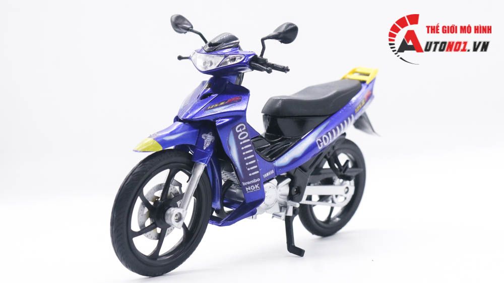 Mô hình xe Yamaha yaz 125zr độ tem Go tỉ lệ 1:12 D236A