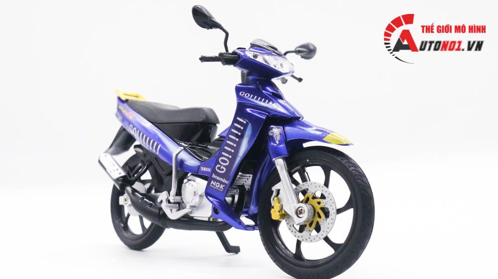 Mô hình xe Yamaha yaz 125zr độ tem Go tỉ lệ 1:12 D236A