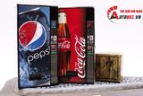  MÔ HÌNH DECOR MÁY BÁN NƯỚC TỰ ĐỘNG PEPSI - COCA COLA 4cm x 2.8cm x 8cm PK036 