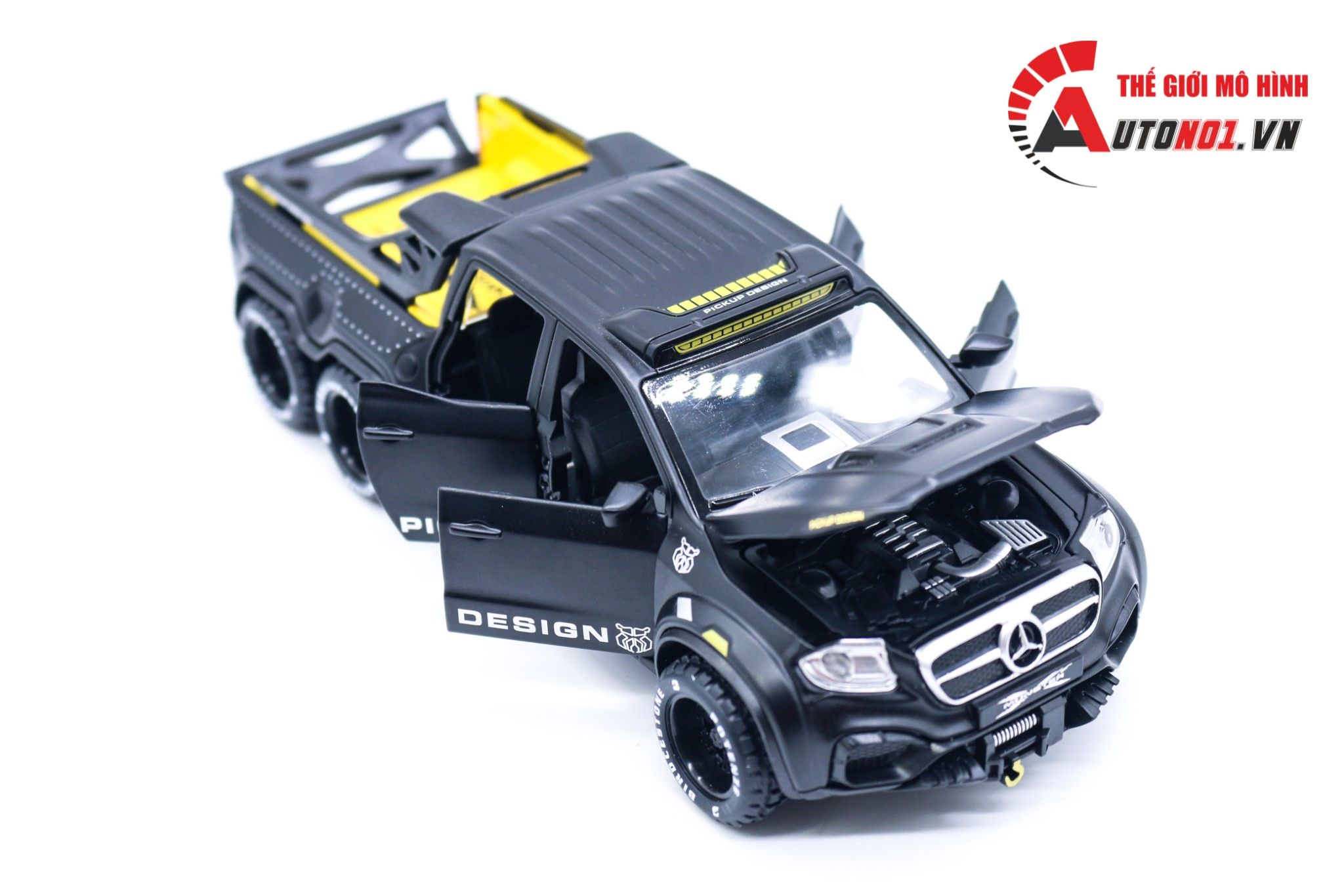 Mô hình xe Mercedes X-Class 6x6 1:32 Chimei Model 6925