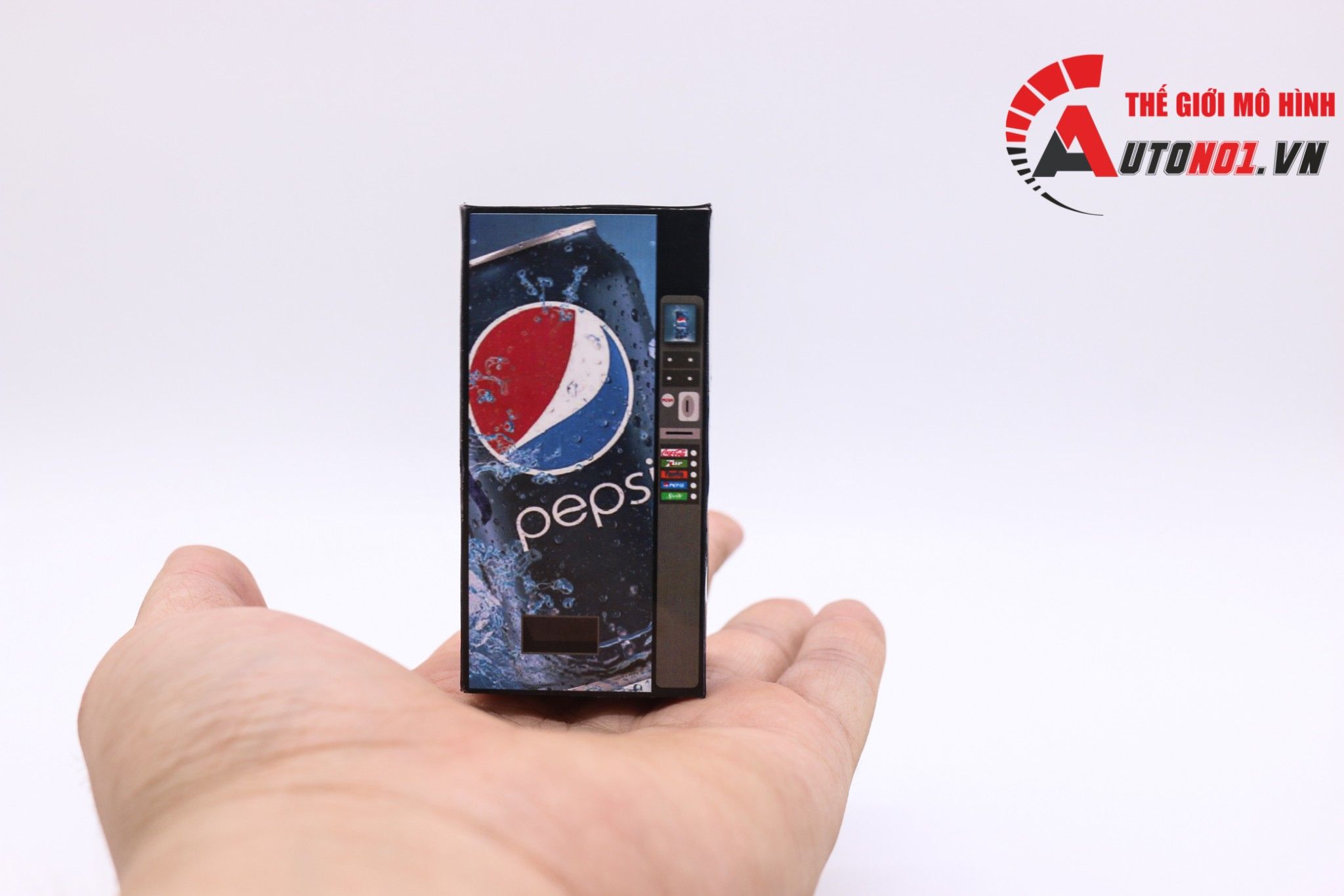  MÔ HÌNH DECOR MÁY BÁN NƯỚC TỰ ĐỘNG PEPSI - COCA COLA 4cm x 2.8cm x 8cm PK036 