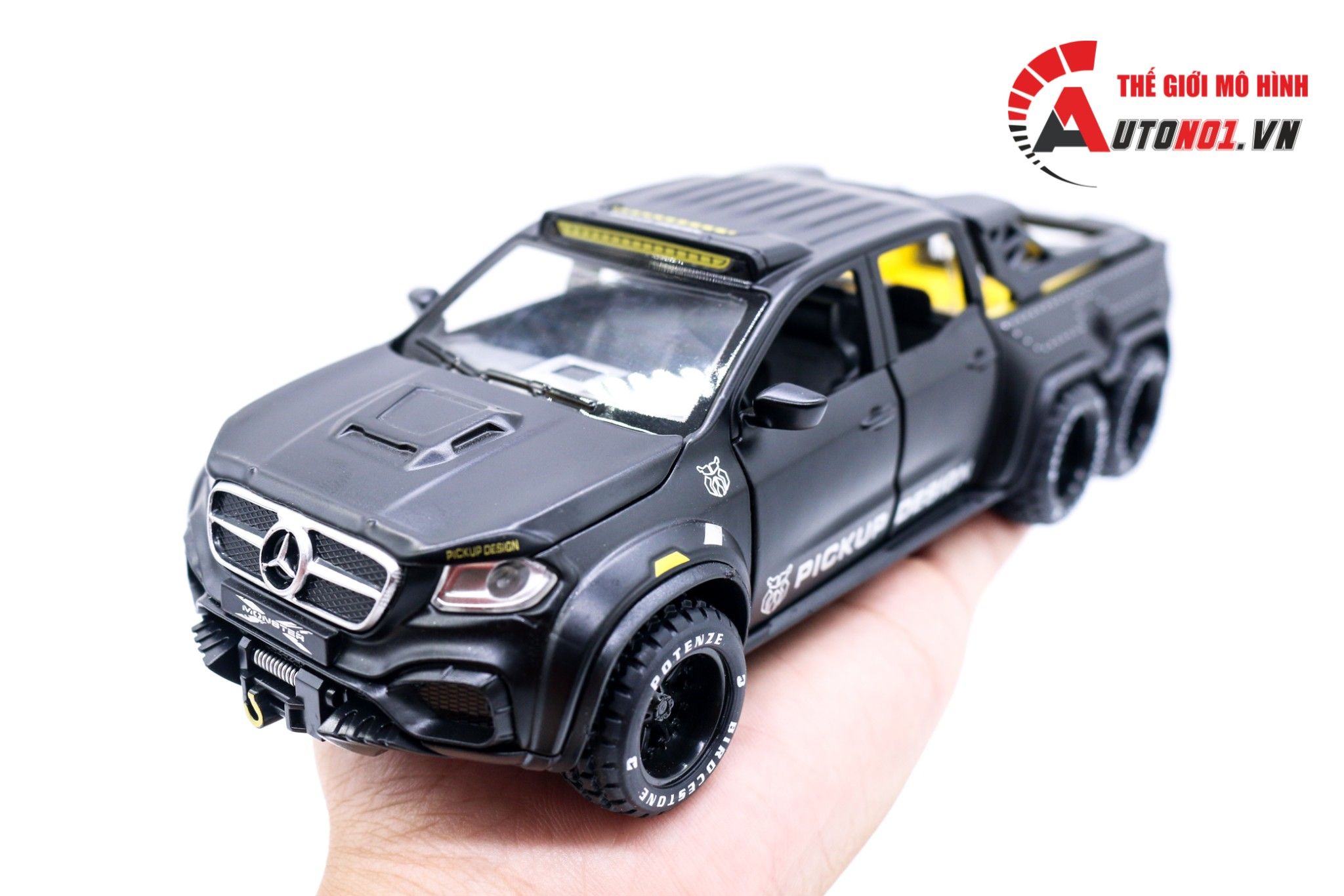 Mô hình xe Mercedes X-Class 6x6 1:32 Chimei Model 6925