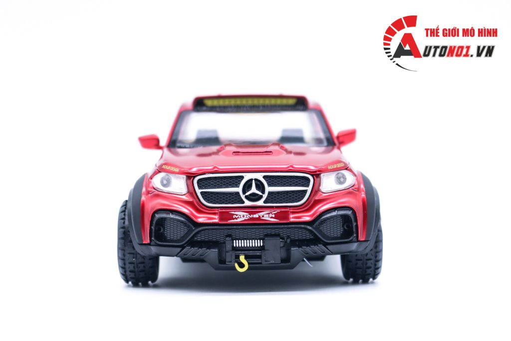 MÔ HÌNH XE MERCEDES X-CLASS 6X6 RED 1:32 CHIMEI MODEL 6925