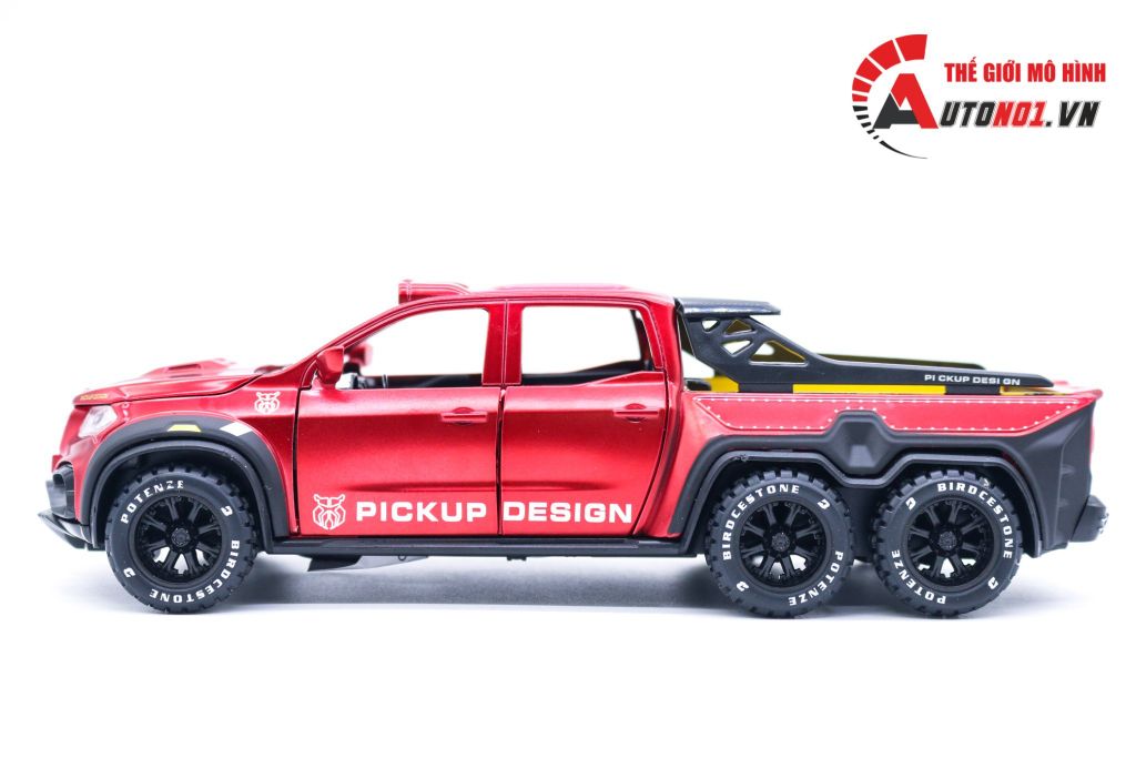 MÔ HÌNH XE MERCEDES X-CLASS 6X6 RED 1:32 CHIMEI MODEL 6925