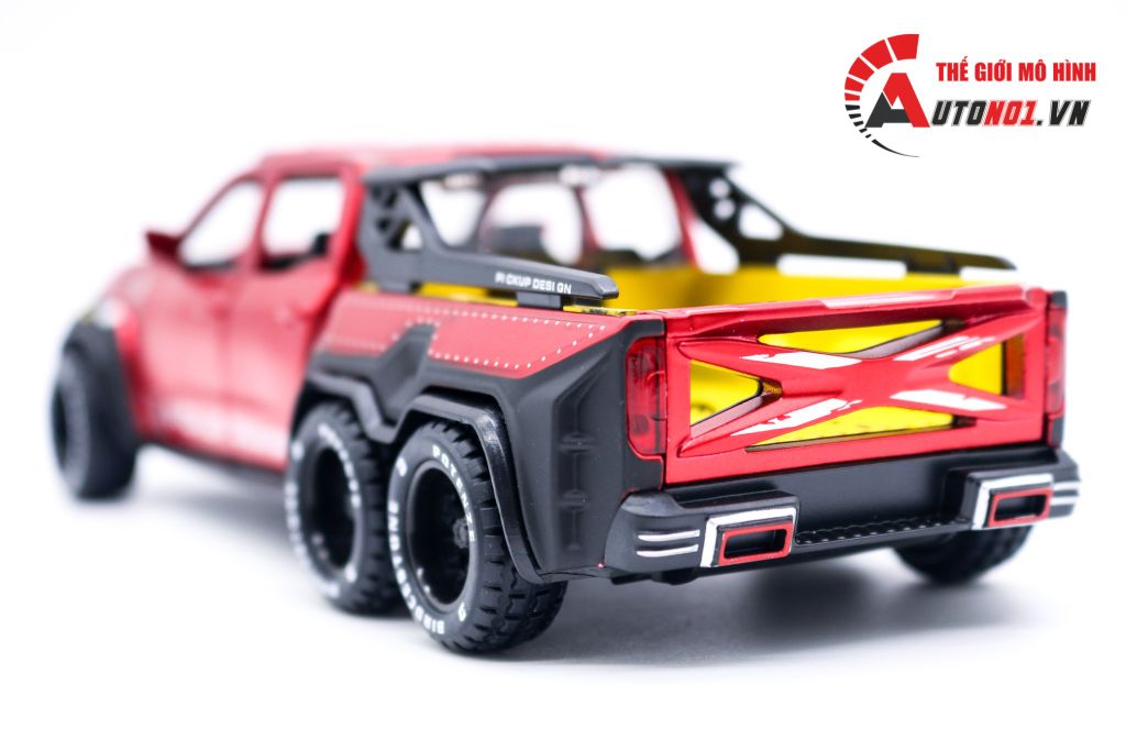 MÔ HÌNH XE MERCEDES X-CLASS 6X6 RED 1:32 CHIMEI MODEL 6925