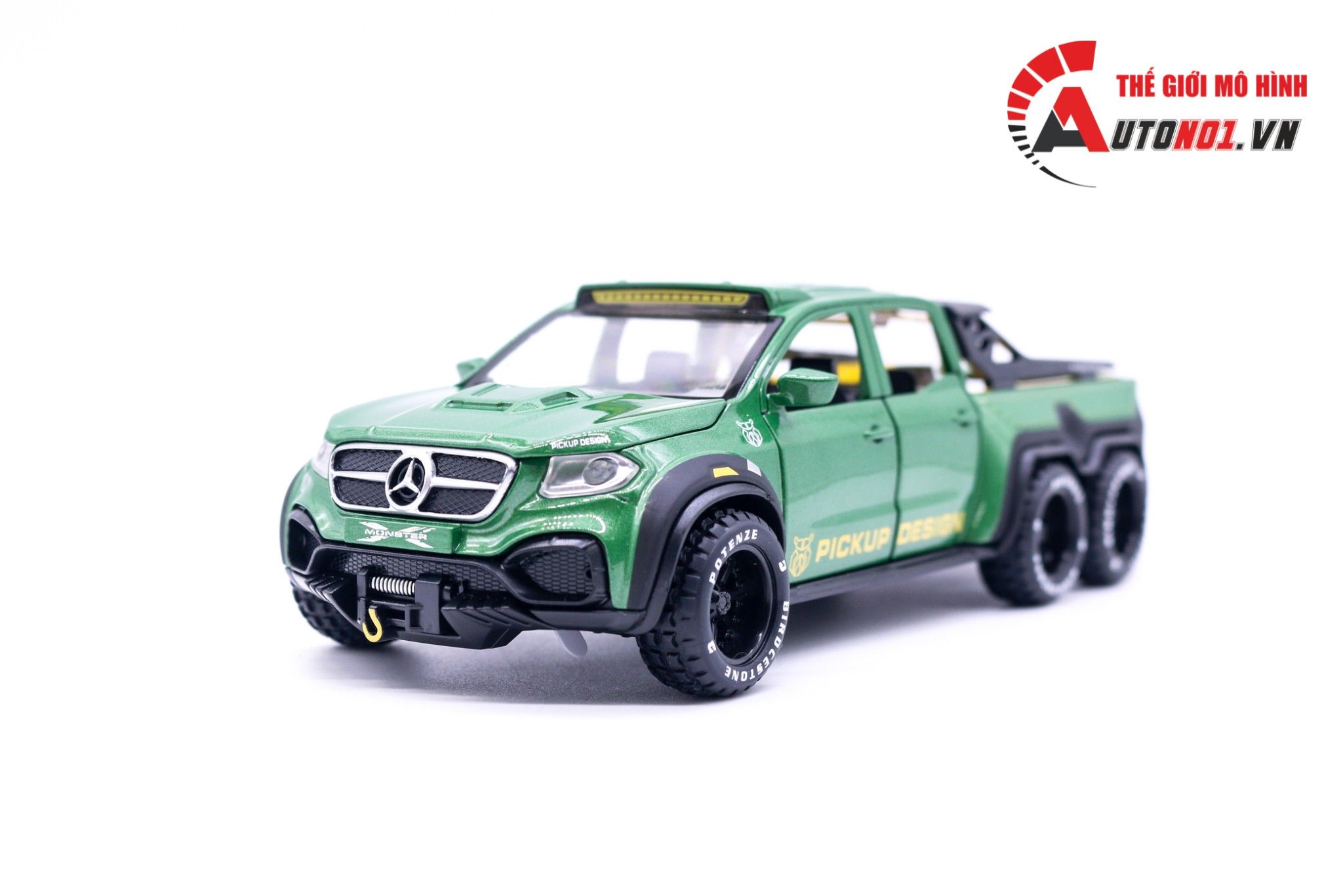 Mô hình xe Mercedes X-Class 6x6 1:32 Chimei Model 6925