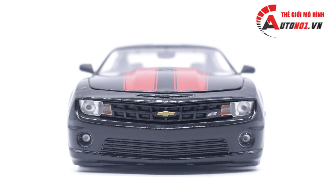  Mô hình xe Chevy Camaro SS 2010 black red Stripes 1:24 Jada OT114 