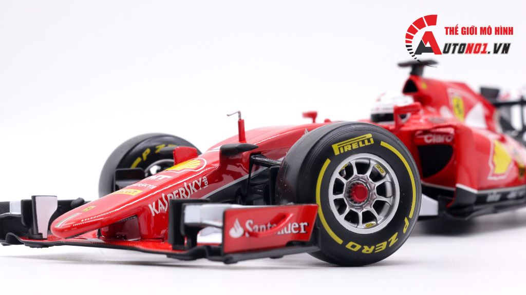 XE MÔ HÌNH FERRARI F1 SF15-T NO.5 S.VETTEL 2015 1:18 BBURAGO 1672