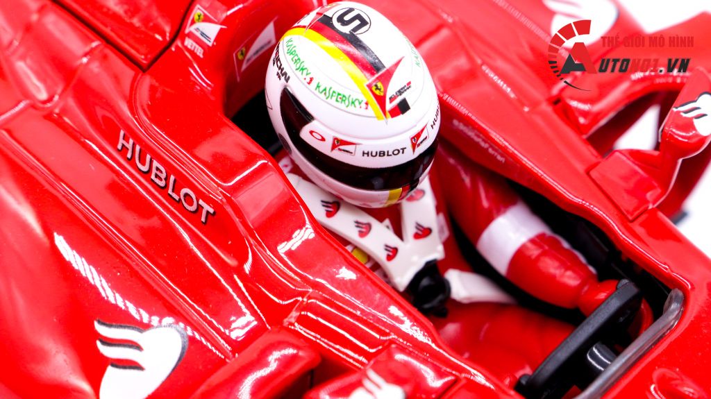 XE MÔ HÌNH FERRARI F1 SF15-T NO.5 S.VETTEL 2015 1:18 BBURAGO 1672