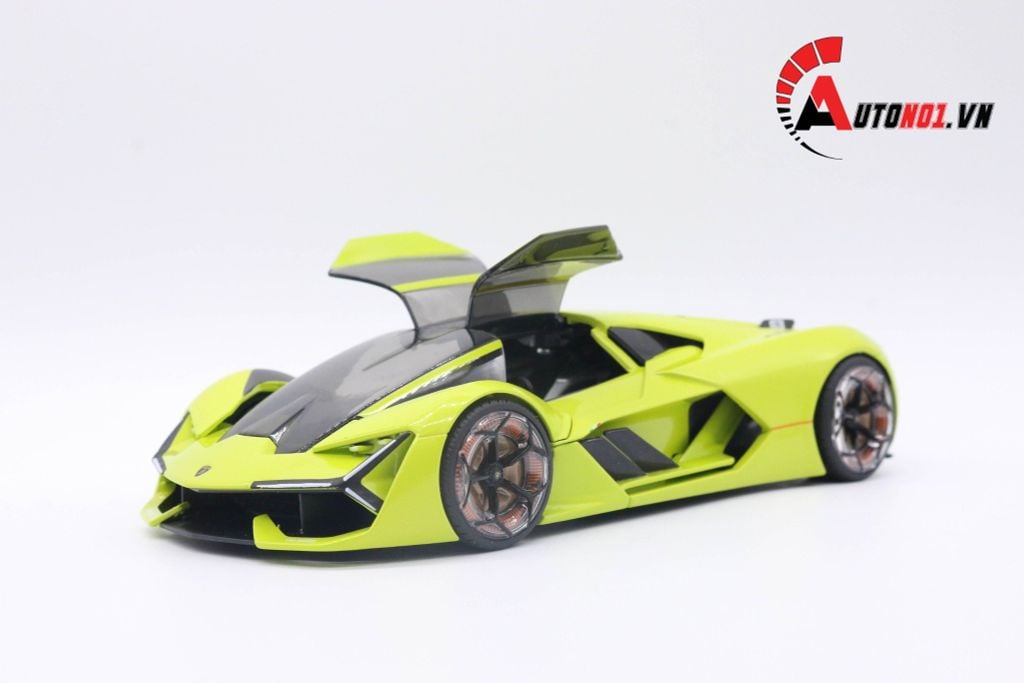 MÔ HÌNH XE LAMBORGHINI TERZO MILENNIO GREEN 1:24 BBURAGO 6462