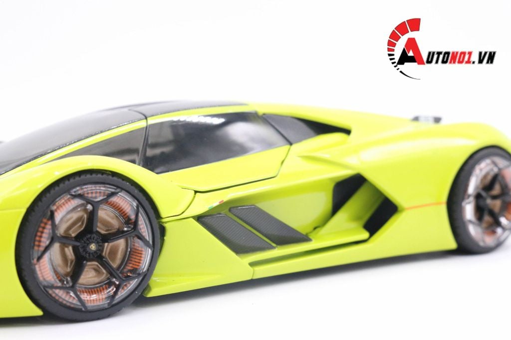 MÔ HÌNH XE LAMBORGHINI TERZO MILENNIO GREEN 1:24 BBURAGO 6462