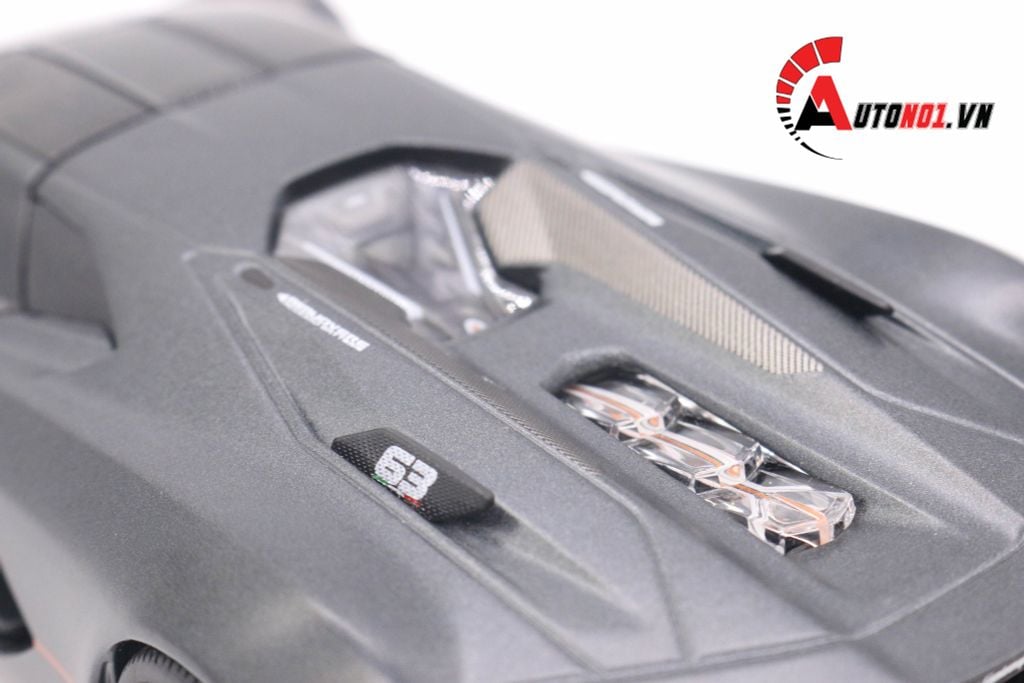 MÔ HÌNH XE LAMBORGHINI TERZO MILENNIO GREY 1:24 BBURAGO 6461