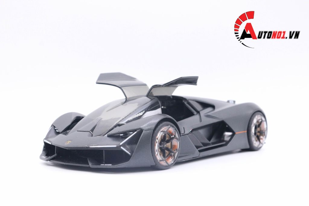 MÔ HÌNH XE LAMBORGHINI TERZO MILENNIO GREY 1:24 BBURAGO 6461