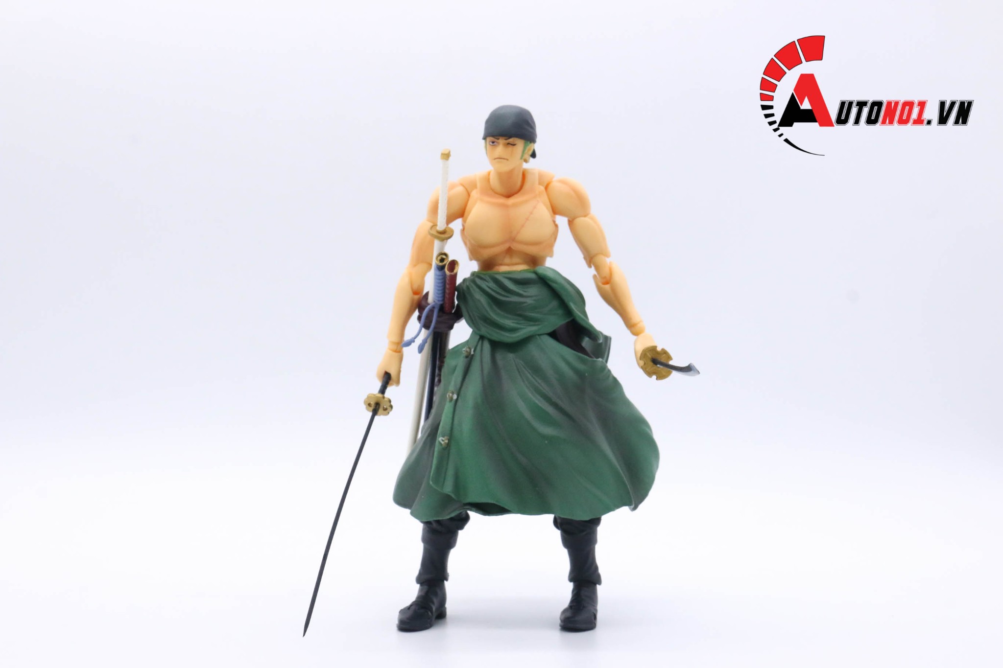  MÔ HÌNH NHÂN VẬT ONEPIECE RORONOA ZORO ACTION 18CM 6023 