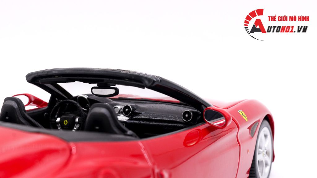 XE MÔ HÌNH FERRARI CALIFORNIA T OPEN TOP RED 1:18 BBURAGO 1677