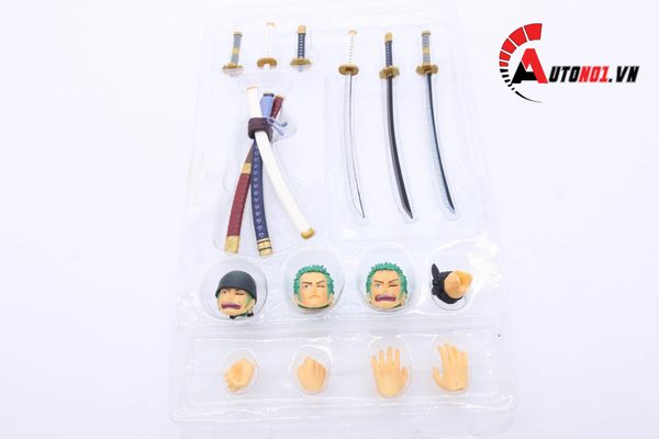 MÔ HÌNH NHÂN VẬT ONEPIECE RORONOA ZORO ACTION 18CM 6023