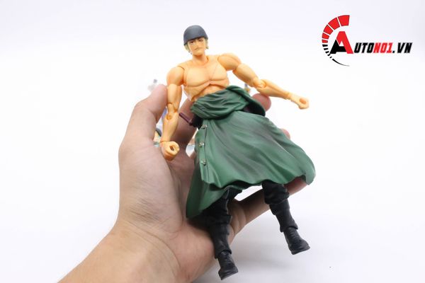 MÔ HÌNH NHÂN VẬT ONEPIECE RORONOA ZORO ACTION 18CM 6023