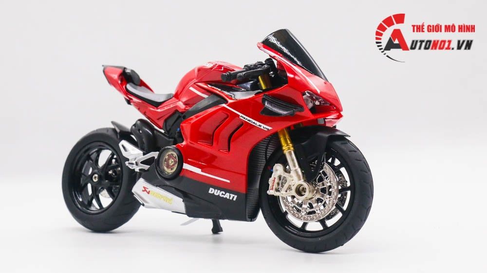 Mô hình xe độ Ducati Superleggera V4 độ nồi khô tỉ Lệ 1:12 Autono1 D222M