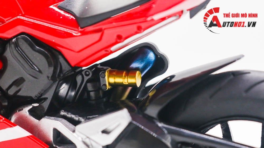 Mô hình xe độ Ducati Superleggera V4 độ nồi khô tỉ Lệ 1:12 Autono1 D222M