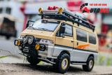  Mô hình xe Mitsubishi Delica Van Guide Offroad full open - có phụ kiện tỉ lệ 1:24 Chimei Model OT24052 