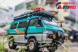  Mô hình xe Mitsubishi Delica Van Guide Offroad full open - có phụ kiện tỉ lệ 1:24 Chimei Model OT24052 