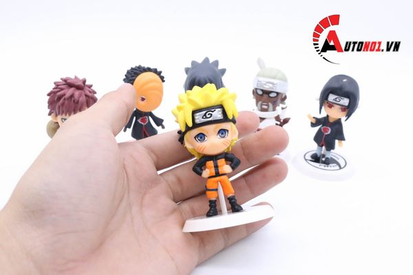 MÔ HÌNH NHÂN VẬT NARUTO SET 6 CON 6CM 6043