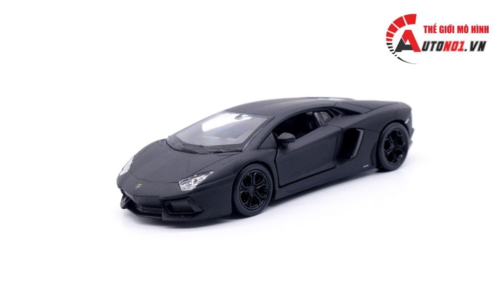 MÔ HÌNH LAMBORGHINI AVENTADOR 700-4 BLACK 1:36 WELLY 4740