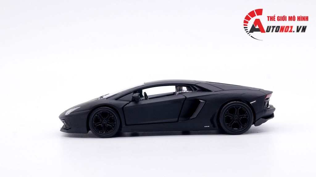 MÔ HÌNH LAMBORGHINI AVENTADOR 700-4 BLACK 1:36 WELLY 4740