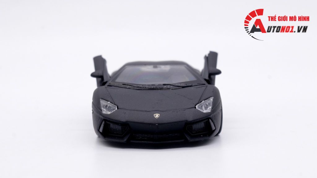 MÔ HÌNH LAMBORGHINI AVENTADOR 700-4 BLACK 1:36 WELLY 4740